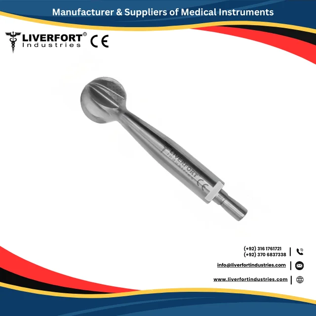 Neurosurgery 1 Pc Hudson Conical Burr Diameter 14mm Length 3.8 inch 9.6cm Surgical Instruments Drill Cranial Bone Surgery CE ISO