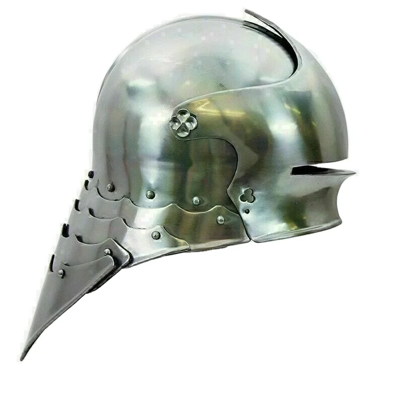 Medieval German Sallet Helmet Steel Knight Helmet European Close Knight vintage handmade Armor
