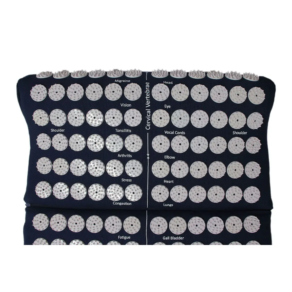 Fitness Eco Friendly Newly Arrived Product Acupressure Mat And Pillow Set Round Plastic Spikes At Reasonable Price