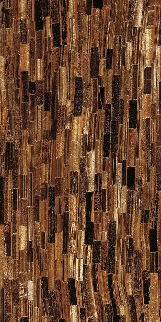 Red Tiger Eye Semi Precious Gemstone Wall Interior Tiles Exclusive Quality