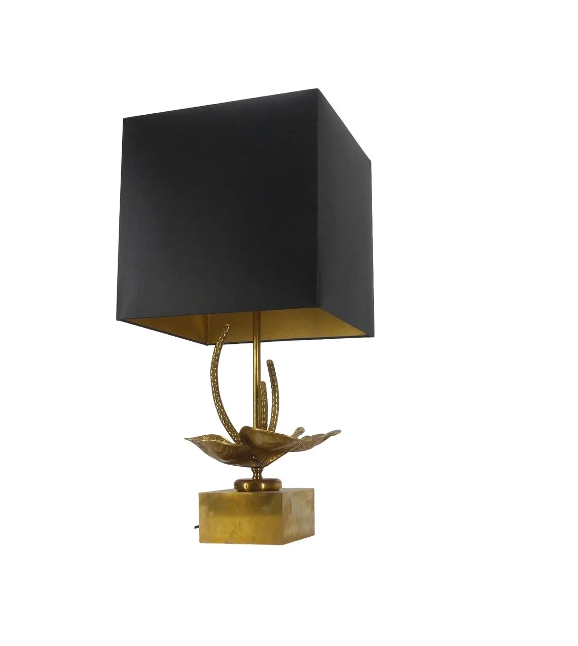 Vintage Antique Look Casting Style Metal Table Lamp Round Shape Black Fabric Halogen Bulb Desk Lamp For Home Library Study Use
