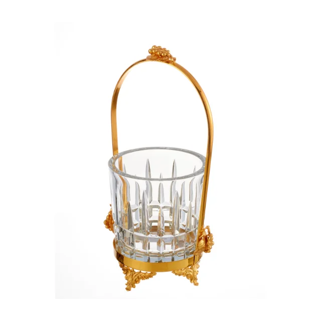 High Luxury %100 Gold Ice Bucket Glas High Quality Worldwide Shipping Hot Sale Best Product Best Price