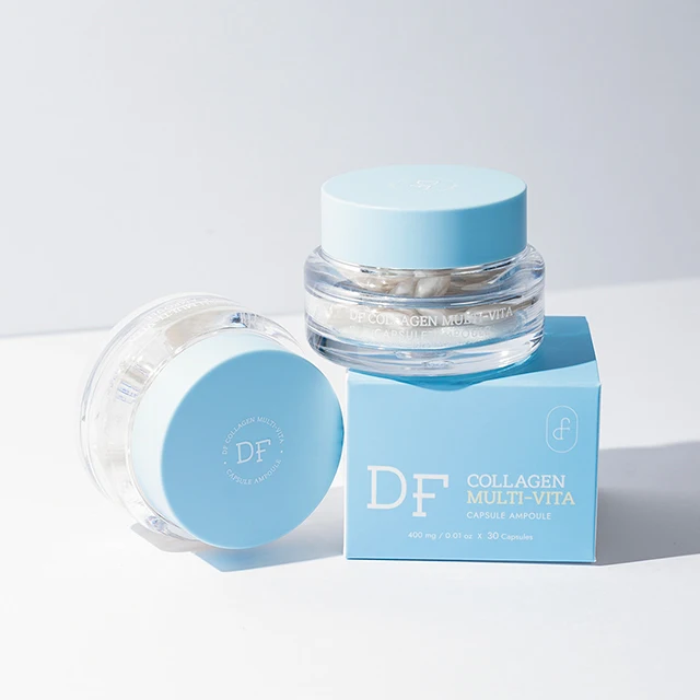 DF Collagen Multi-Vita Capsule Ampoule (30 Capsules) Moisturizing and Wrinkle Care Ampoule Korean beauty skin care products