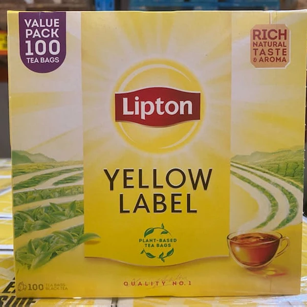 Lipp ton Yellow Label 100 Bags