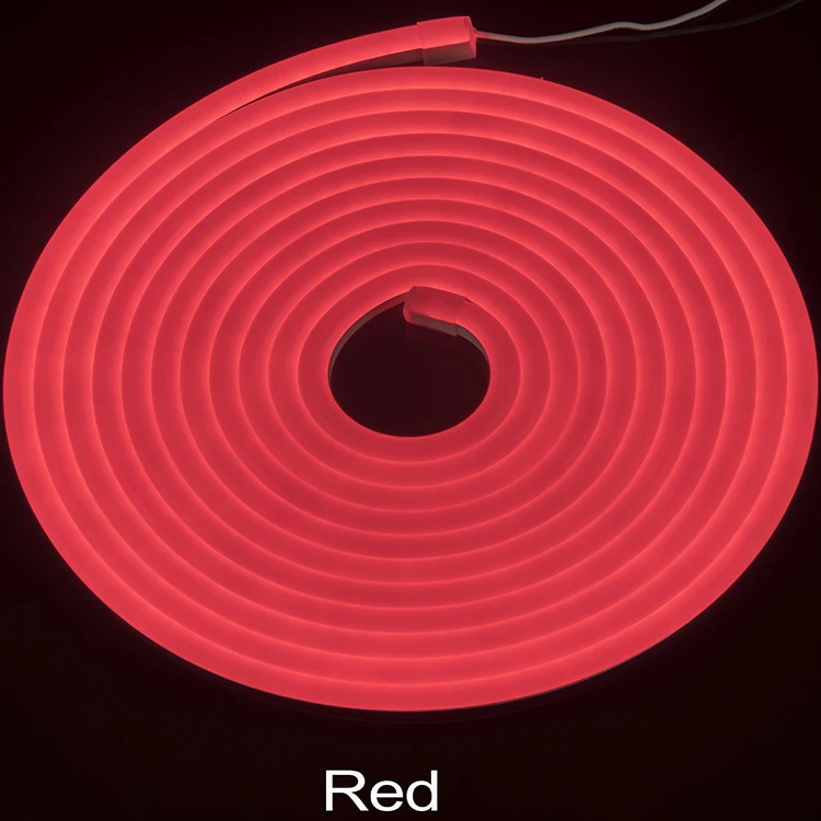 2.5cm cut  DC12V 6mm IP67 silicone led neon flex light rope neon strips