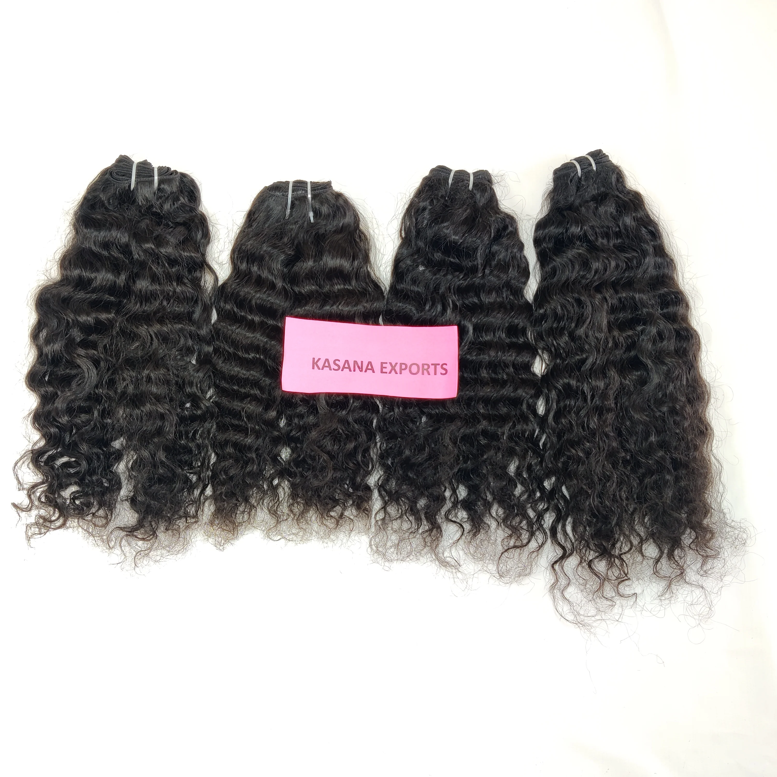 Unprocessed 100% Cuticle Aligned chemical processing none Wholesale Bundles Curly Indian lace front wigs human hair Extensions