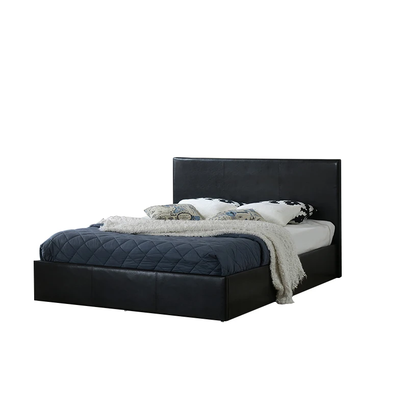 Wholesale PRADO OTTOMAN Black Color Up Lift Standard Double Size Space Saving Storage Beds Bulk Sale from Malaysia Supplier