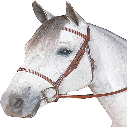 Raised Fancy Stitched Bridle Brown Quarter Horse
