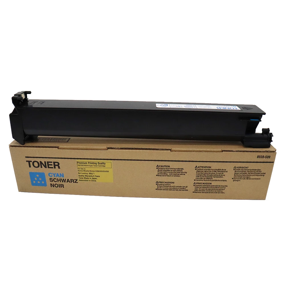 Совместимый тонер-картридж Konica Minolta TN213 TN214 TN314 для Bizhub C200/203/253/353