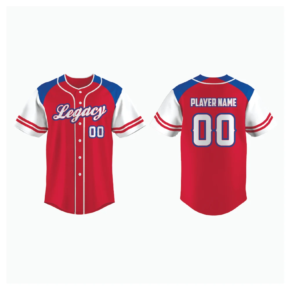 Customized Design Logo Women Baseball Jerseys Sublimation Printing Baseball T-shirts High Quality Professional Baseball Jersey
