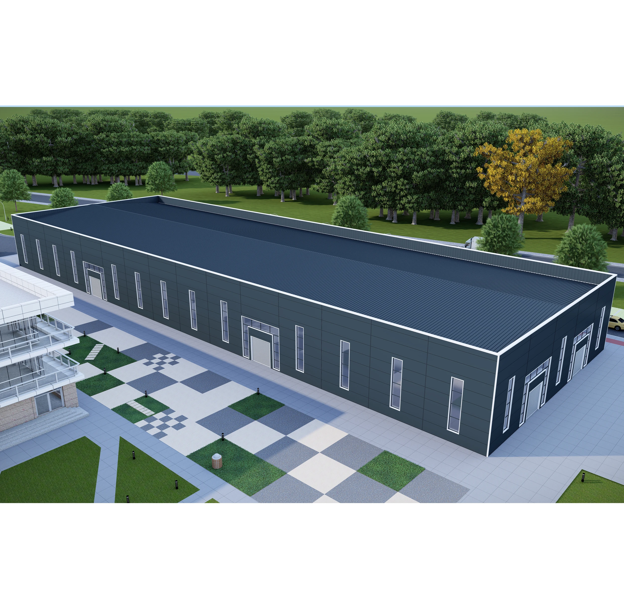 Industrial steel structure factory prefabricated warehouse workshop made in China