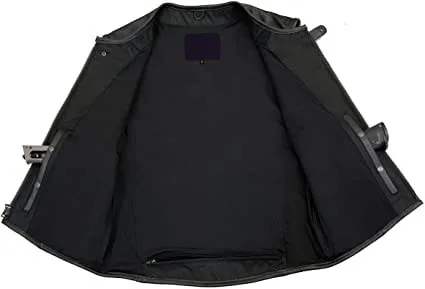 WHOLE  SALE New men  Leather Vest LOGO Motorcycle Men Fashion Customize  leather vest LOGO for men