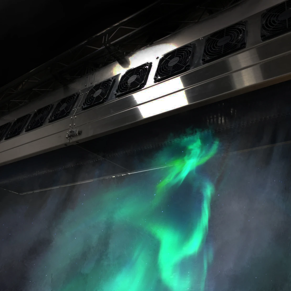 First ever Japanese-made event machine with fog screen to attract visitors with mist screen MS-600 DMS-800