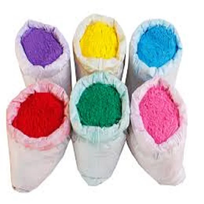 Gulal Holi Color Powder Corn Starch powder, Non Toxic color run powder  1 kilogram pack