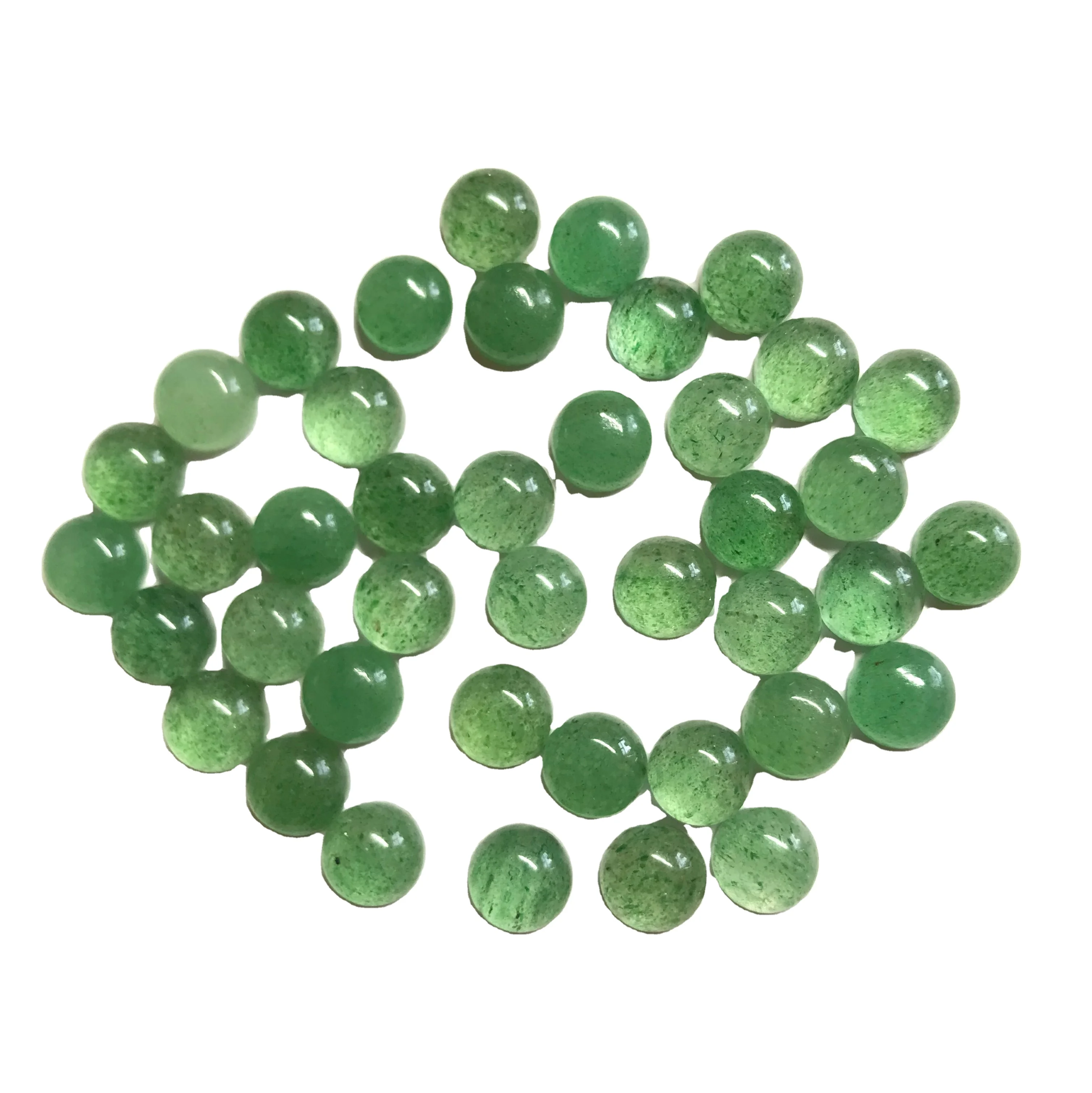 10mm Natural Jade Loose Round Cabochon Gemstone Wholesale Price Natural AAA Top Quality Gemstone Natural Good Color Gemstone