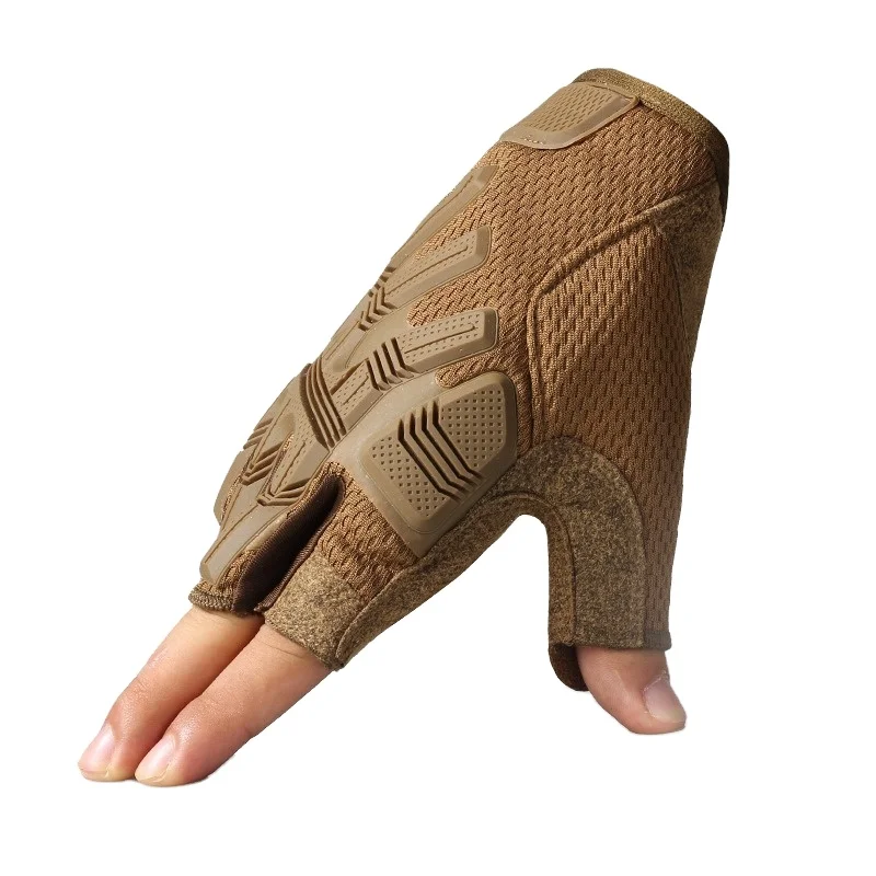 China Supplier Touch Screen Racing Cycling Outdoor Antiskid Half Finger Gloves