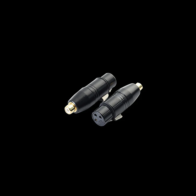 Audio Adaptor XLR 3Pin Male Female to RCA Female Audio Adapter Connector Converter HIFI Supported for Microphone Speaker