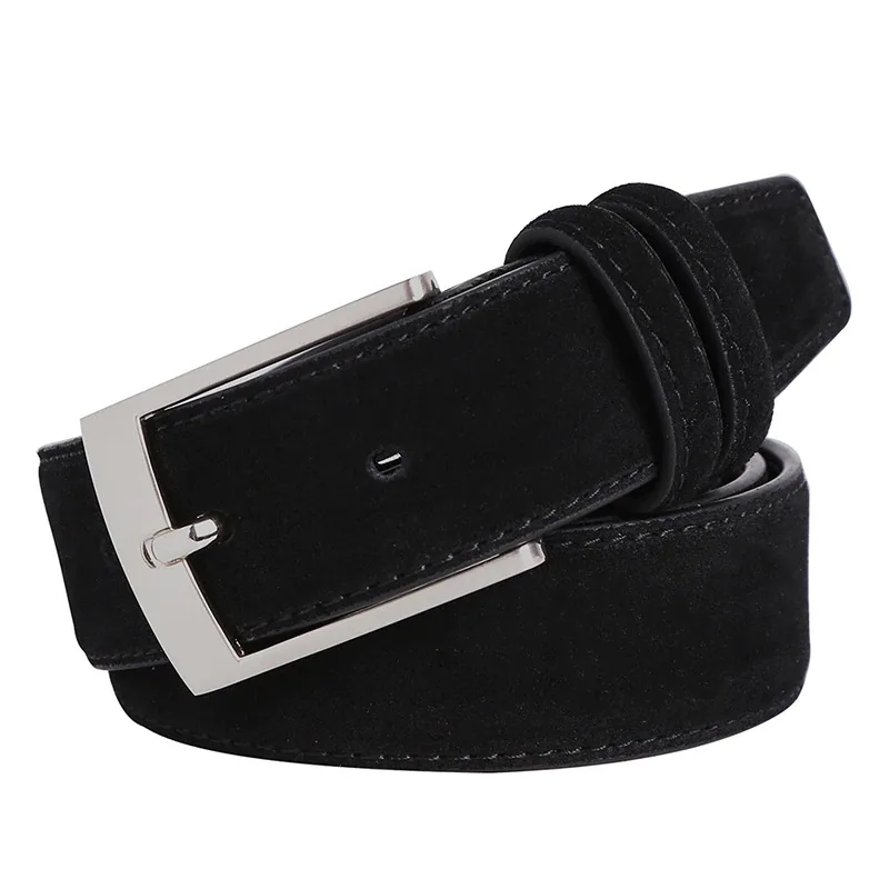 New Style Fashion Brand Genuine Leather Belt For Jeans Leather Belt Men Luxury Suede Belt Straps