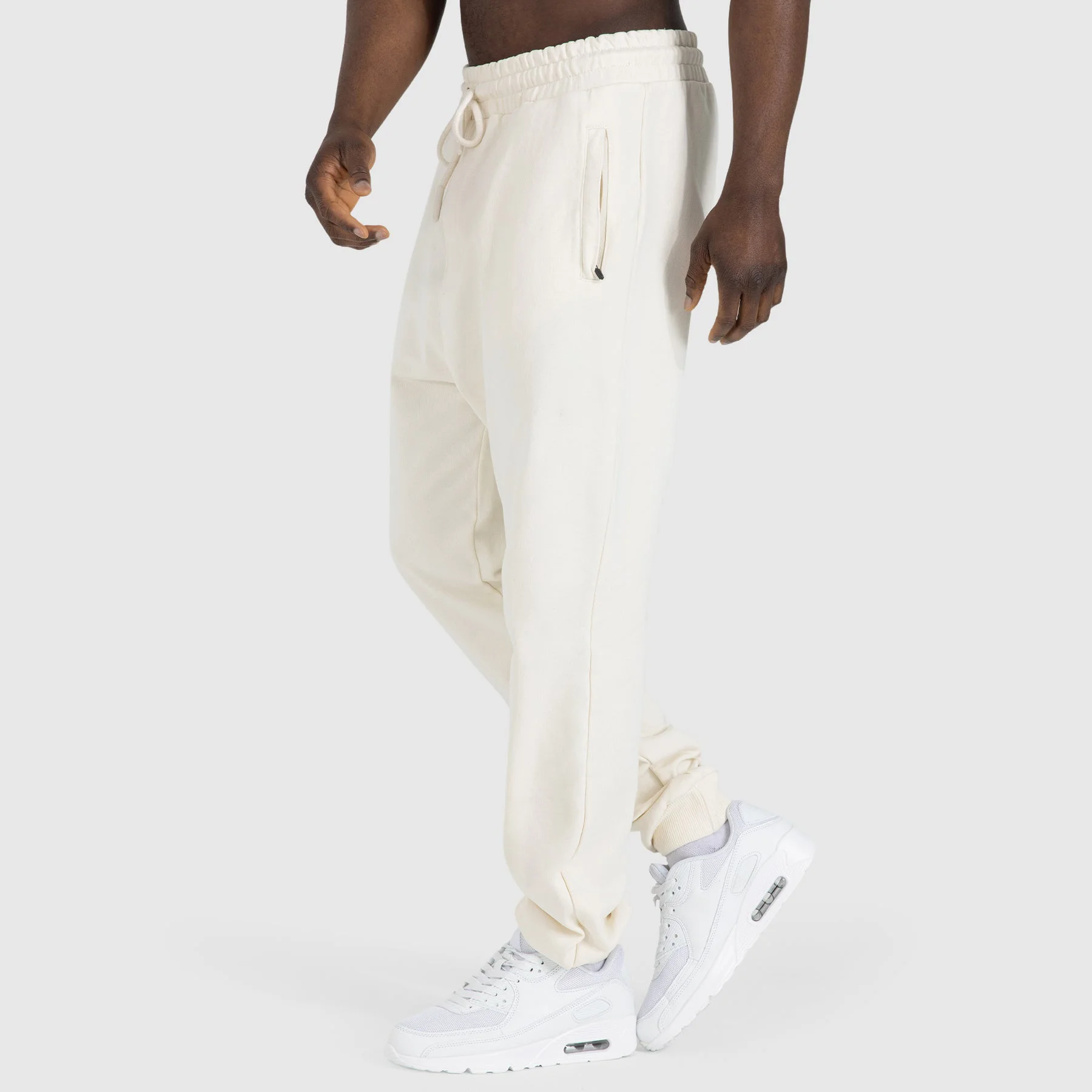 Wholesale High Quality Winter Cotton Heavyweight Warm Smooth Gym Sport Flare Joggers Sweatpants For Men