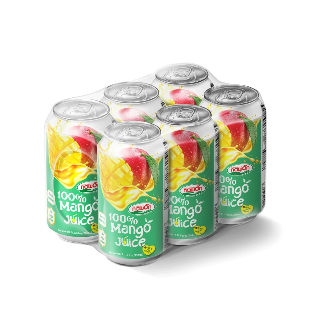 Vietnam 100% Mango Juice Drinks Mixed Fruit Juice Canned 330ml Premium Quality HALAL Beverage Factory Price