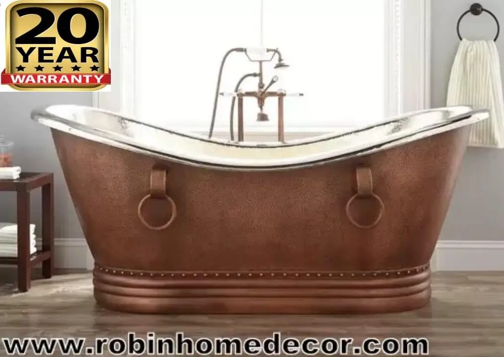 Bathtubs & Whirlpools High Quality Antique Style Copper Bathtub for Bath Spa Available at Best Price from India