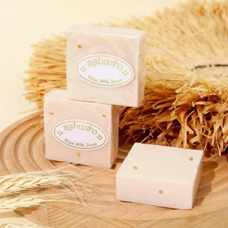 Китайская фабрика лучшая низкая цена Savon De Riz Au Lait для лица Отбеливание увлажнение таиландское белое рисовое Молочное мыло с молочным джемом