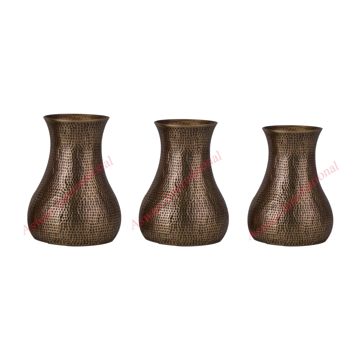 Premium Range Matt Gold Brass Flower Vase Hot Selling Trendy Designed Home Decoration Metal Vases At Reasonable Price