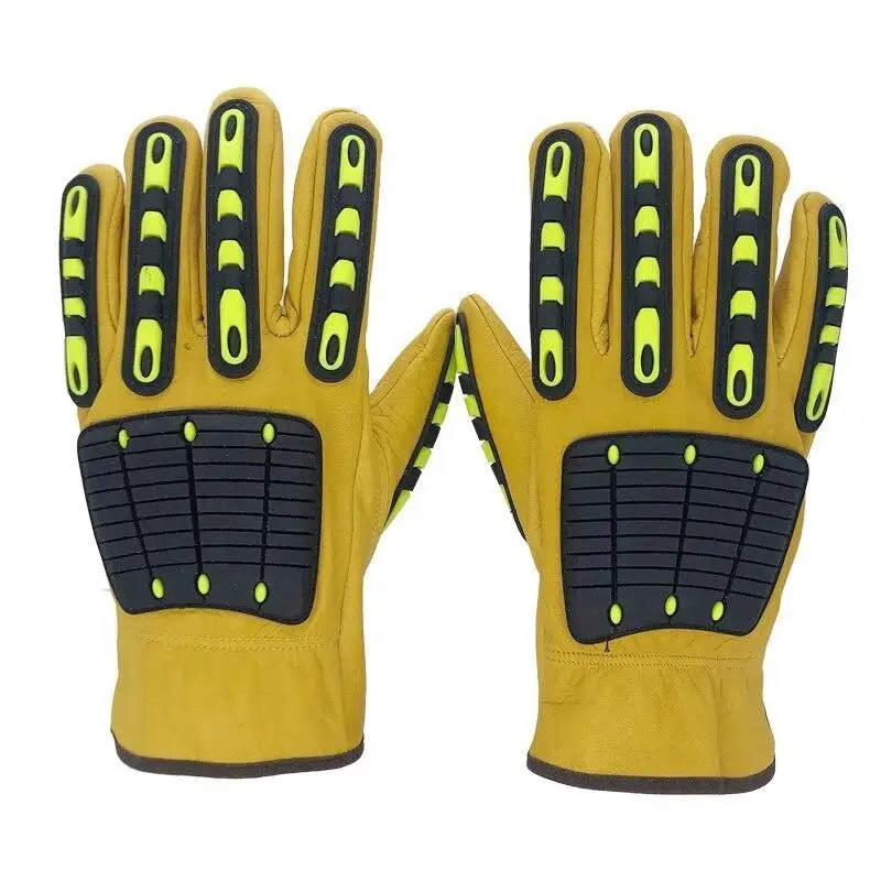 High Quality Mechanical Safety TPR Impact Gloves Cheap Price Industrial Work Mechanic Gloves