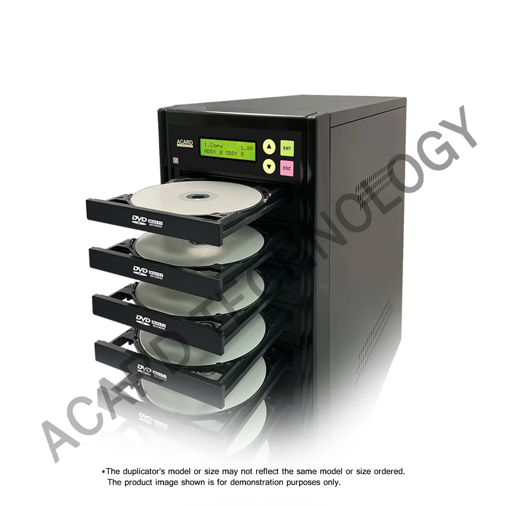 Acard 1 to 7 24X Standalone Tower Digital Duplicator with ACARD Technology Controller CD DVD CD DVD