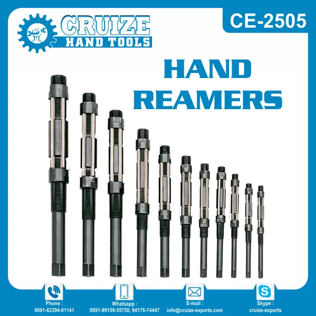 High Speed Steel Adjustable Hand Reamers