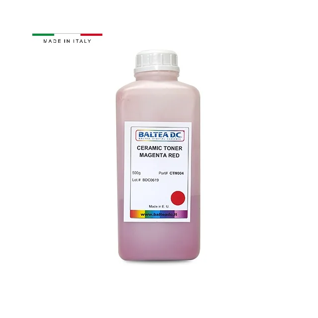 500g RED Ceramic Toner for Canon Xerox Ricoh for applications on Ceramics Porcelain Glass Funeral art and photoceramic