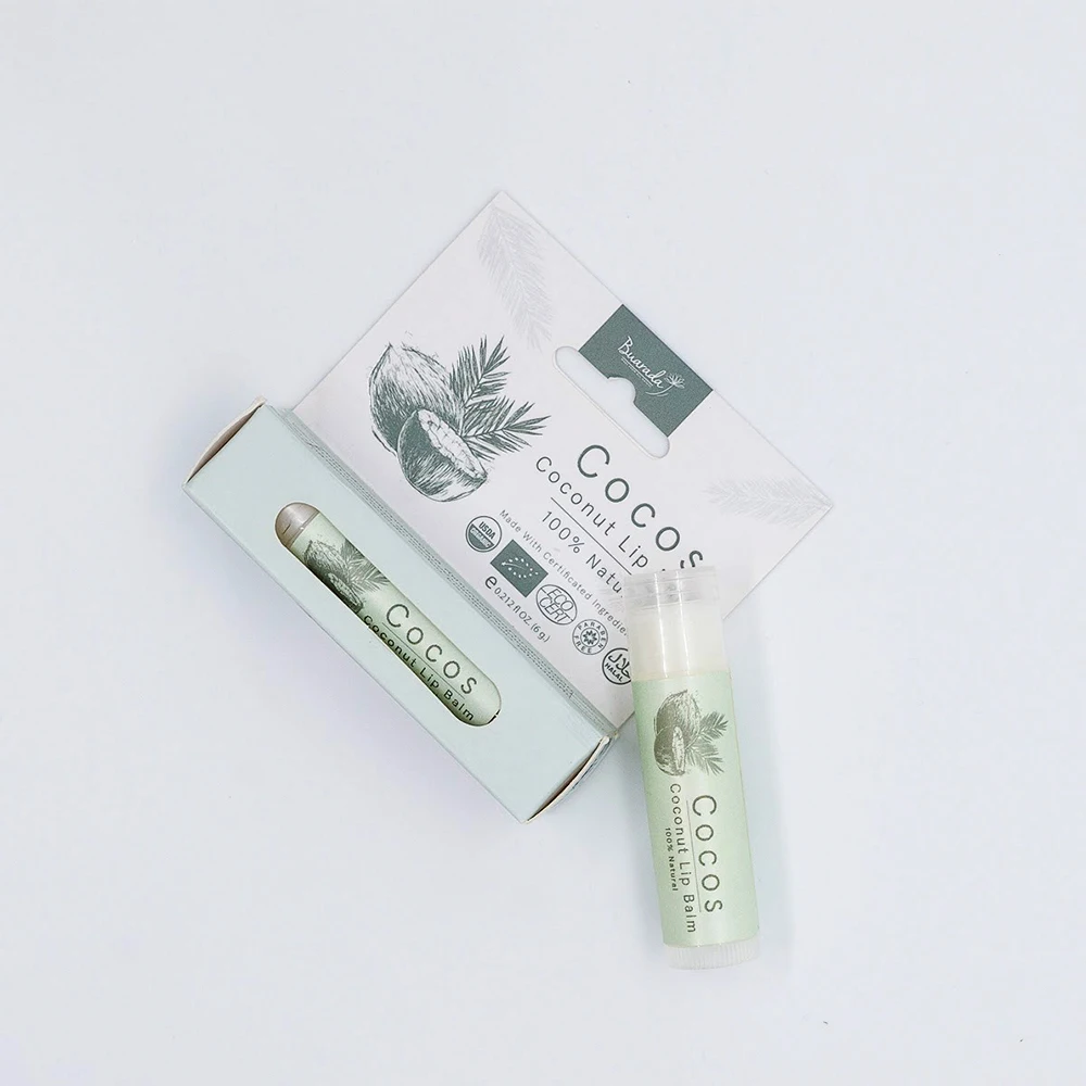 Best Seller Cocos Coconut Lip Balm Vegan Thai Skin care With Thai Organic Virgin Coconut Oil