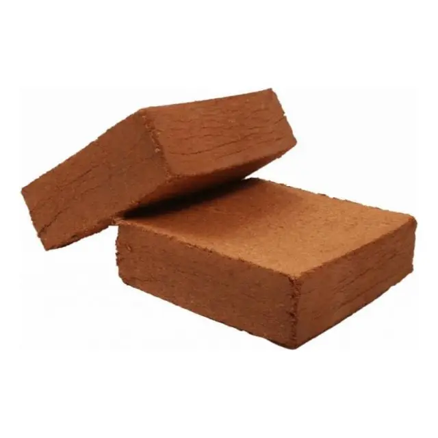 № 1 оригинальный и чистый коричневый кокосовый блок 5 кг для террасных посадочных садов по разумной цене (низкая