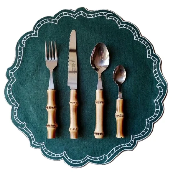 Silver Nickel Plated Branches Design Handcrafted Sets Silverware Flatware By United Handicrafts