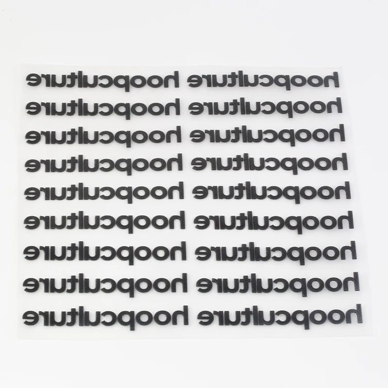 Custom Logo Heat Transfer Print 3d Heat Transfer Printing Silicone Transfer Sticker For Clothing