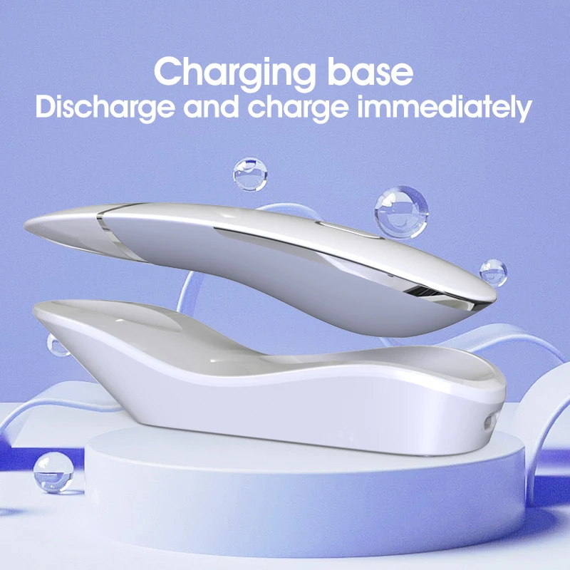 Electric Face Deep Skin Peeling Professional Sonic Facial Scrubbers Wireless Ultrasonic Skin Scrubber Face Spatula