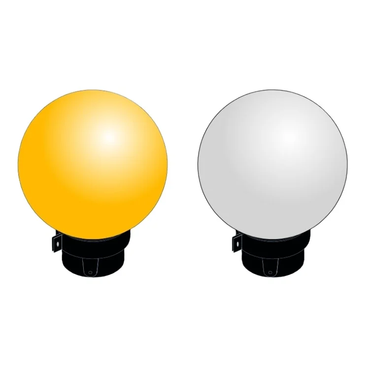 LED Belisha Beacon In White And Yellow Zebra Crossing Lamp Post Blinking Pedestrian Walkway Light High Quality For Singapore
