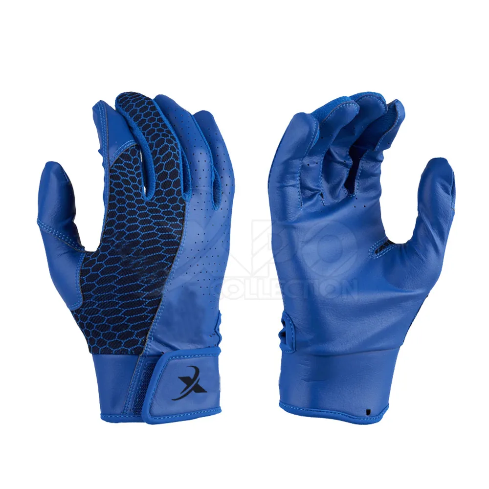 Best Quality Plus Size Baseball and Softball Batting Gloves Custom Logo Breathable Leather for Adults in Stock