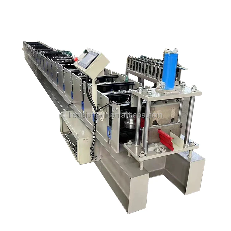 GI PPGI Rain Water Round/K Gutter Machinery Manufacturer for Automatic Furring Channel Cold Roll Forming Machine