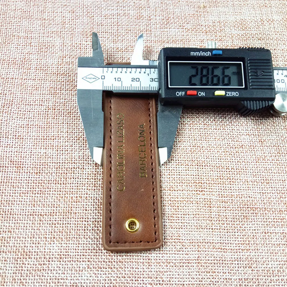 Custom Self Adhesive Leather Repair Patch Jeans Embossed Laserable Leather Patches Blank Pu Leather Patches For Cloth