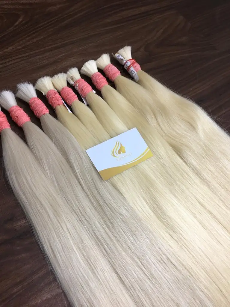 Шелковистые Светлые удары цена от завода-производителя Удар 100% человеческие волосы светлые #60 MOQ 300 граммов стоимость доставки для заказа 100 кг