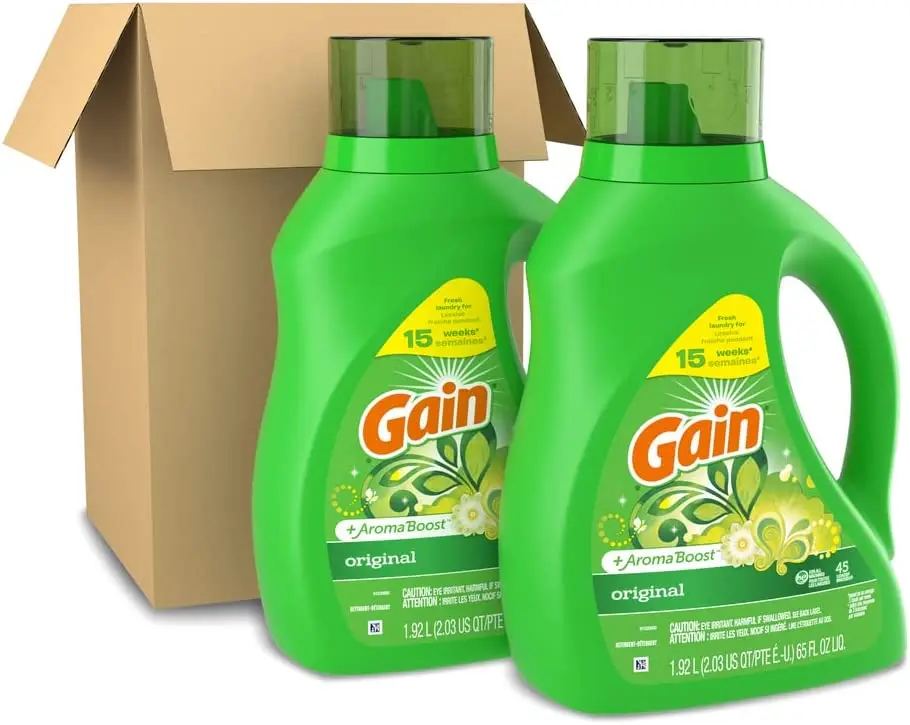 Gain Aroma Boost Liquid Laundry Detergent, Spring Daydream Scent, 107 Loads, 154 fl oz