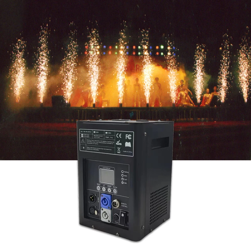 Romans Mini Cold Spark Machine Wedding  Cold Firework Machine For Party Disco Show Wedding 360 Photo Booth Accessories