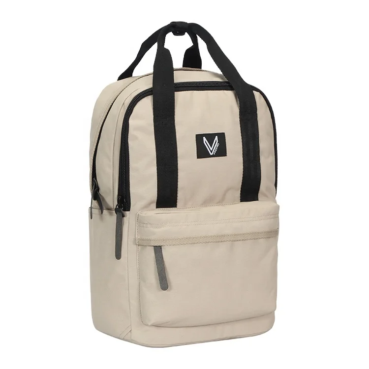 Customize office computer bag laptop backpack women promotional oem low price school bag elegant lady backpacks tote