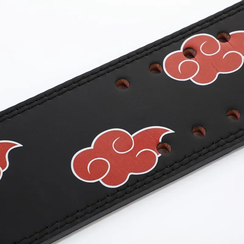 OEM PU Leather Power lifting Anime Belts Gym Bodybuilding Heavy Duty Thickness Anime Belt 10mm 13mm Weight lifting Belts
