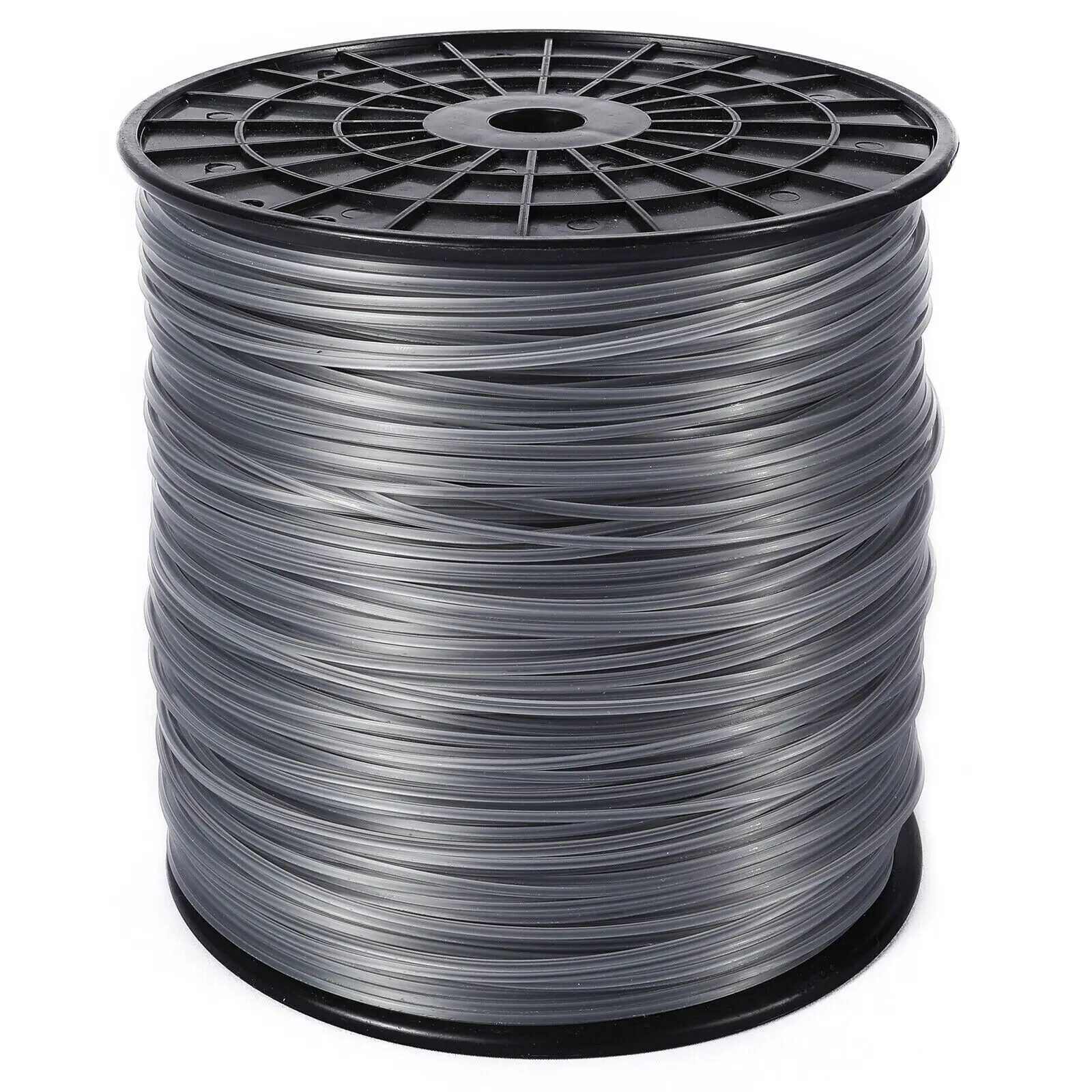 China Factory Square 3.5mm Dual Core Trimmer Line Nylon Trigon Grass 10000m Support OEM  Big Size For Weed Eater Parts