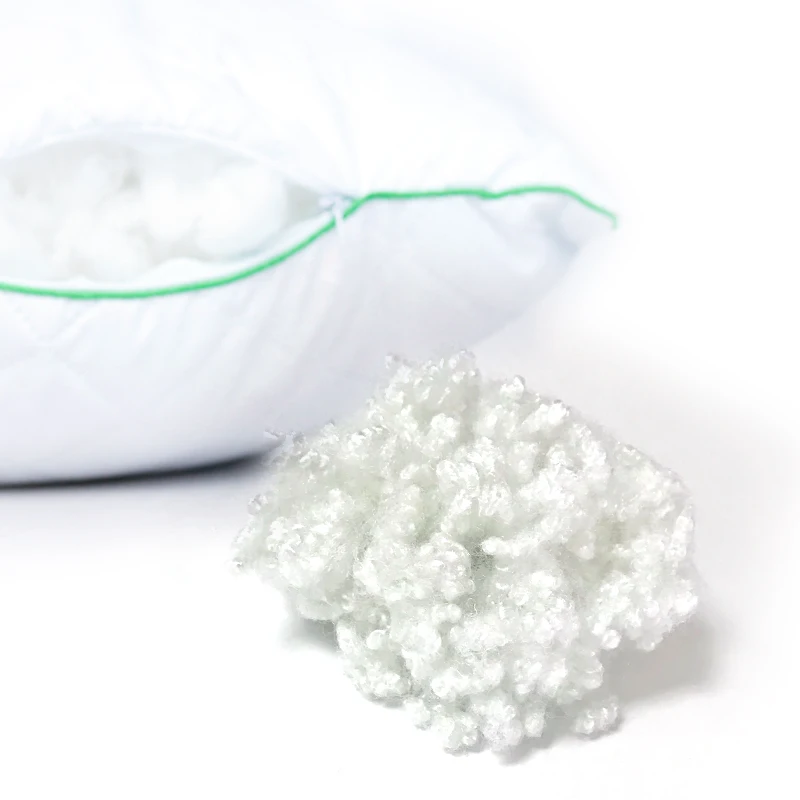 Multipurpose 15D Hollow Conjugate Polyester Staple Fiber Recycled and Raw Pattern Soft and Flexible Filling Material Offered
