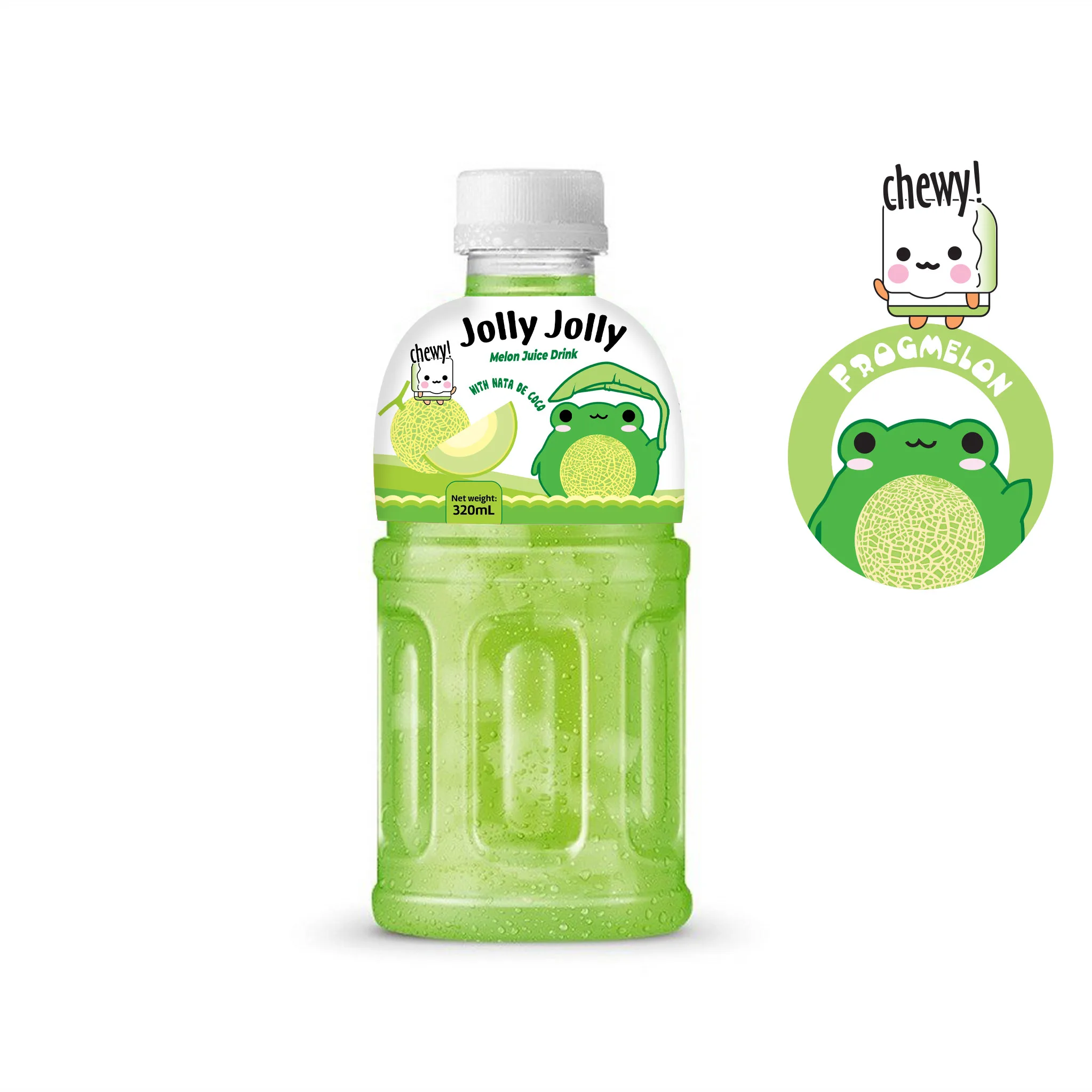 Оптовая продажа фруктовый сок с Nata De Coco бутылка 320 мл кокосовое желе Лучшая цена