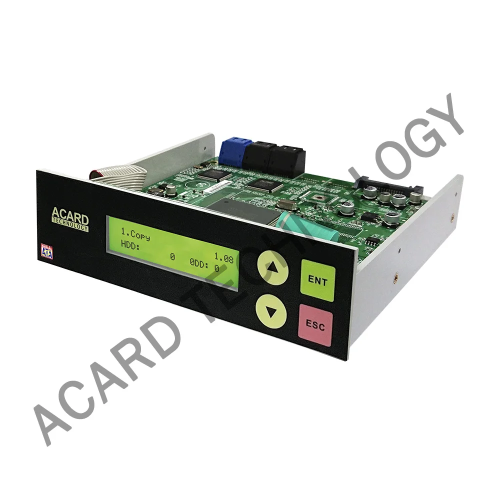 Acard 1 to 5 Controller for Blu-ray BD/DVD/CD Disc Copy Duplicator + SATA Cables