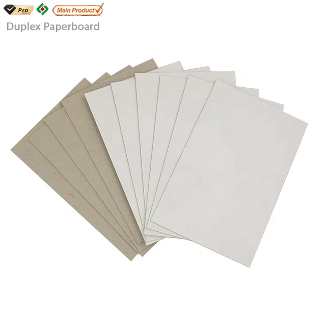 Duplex Board With Grey Back / Duplex Board Paper 250gsm 300gsm 350 Gsm 400gsm